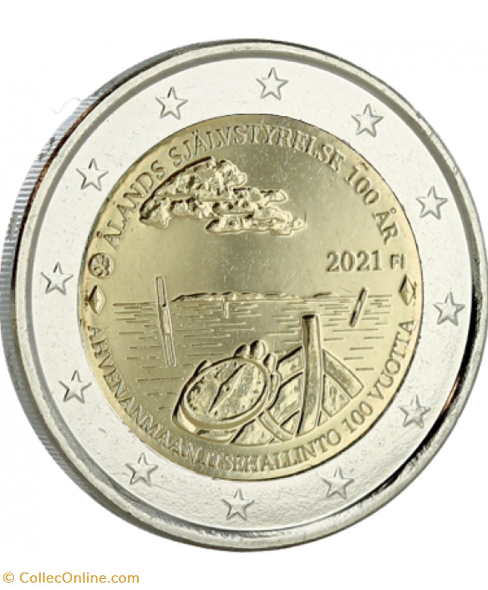 100 ans iles aland 2021 monnaies euros finlande 100 ans iles aland 2021