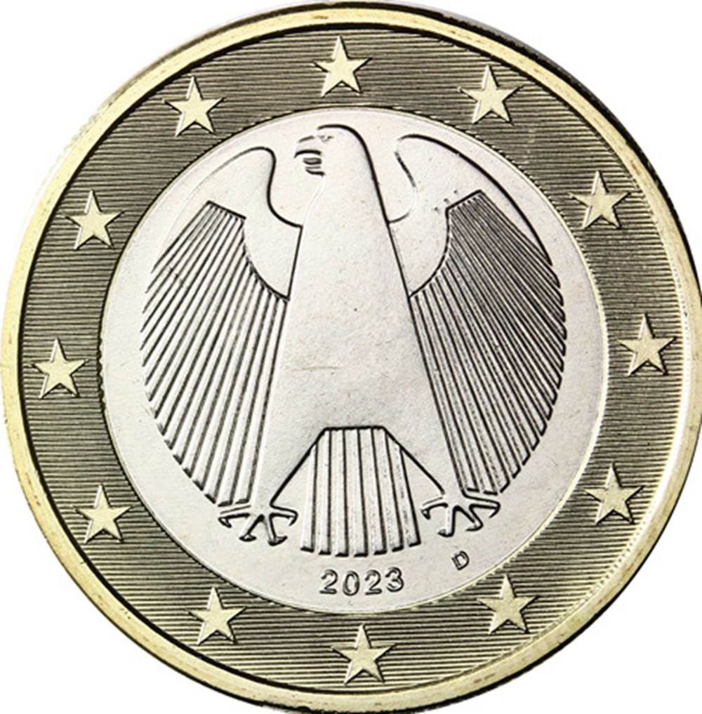 2 euros aigle 2023 (d) monnaies allemagne 2 euros aigle 2023 d