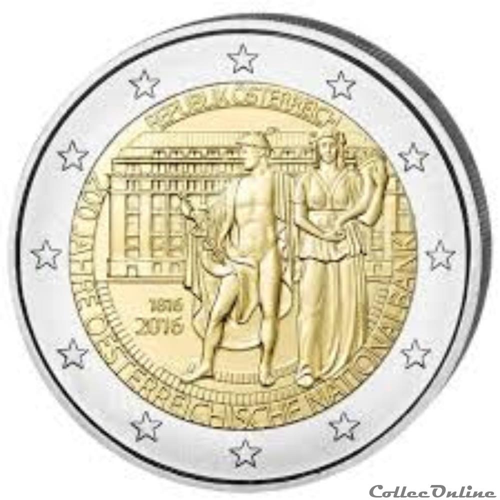 bicentenaire des banques 2016 monnaie euro autriche bicentenaire des banques 2016