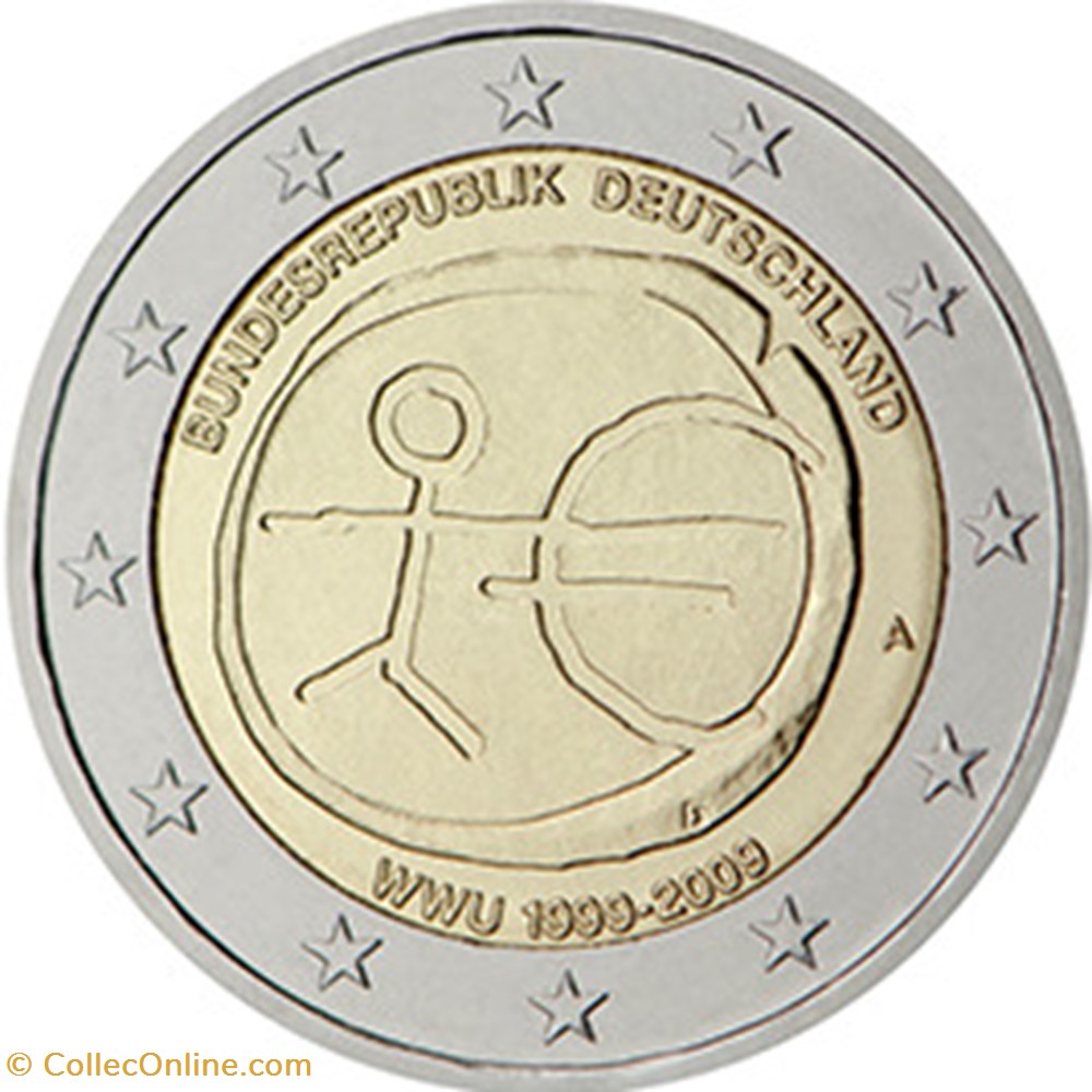 wwu 1999_2009 monnaies euros a allemagne wwu 1999 2009