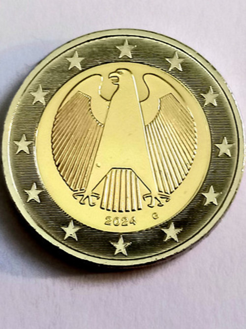 aigle 2024 (g) monnaies euros allemagne aigle 2024 g