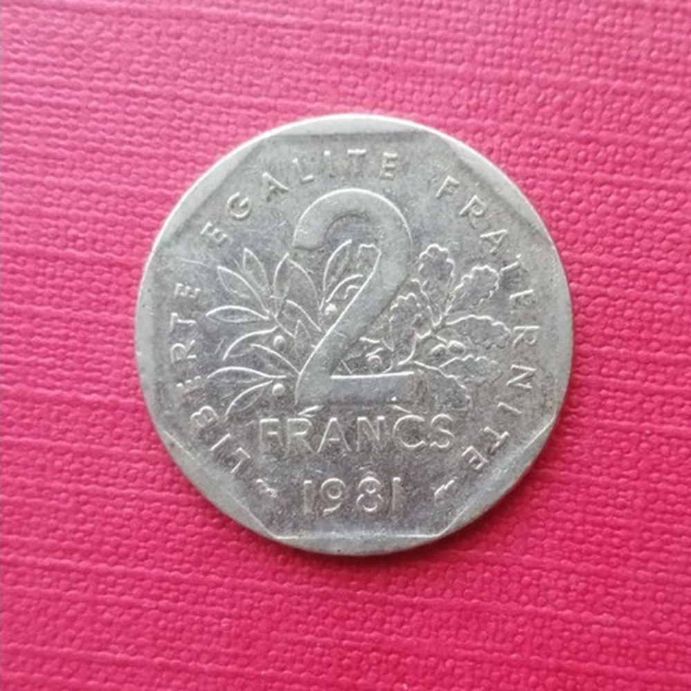 2 francs semeuse 1981 monnaies europe medievale france 2 francs semeuse 1981