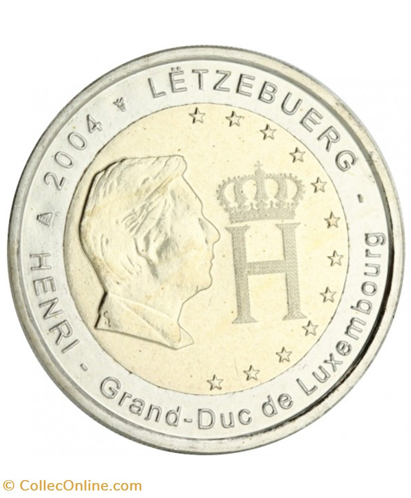 grand duc henri 2004 monnaie euro luxembourg grand duc henri 2004