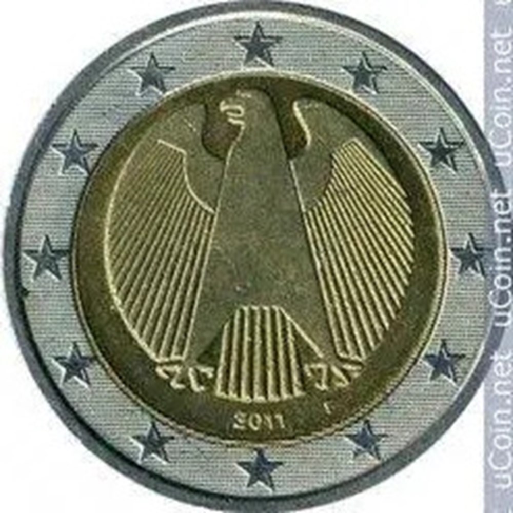 aigle 2011 (f) monnaies euros allemagne aigle 2011 f