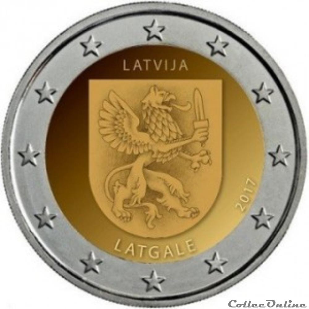Latgale 2017 monnaie euro lituanie latgale 2017