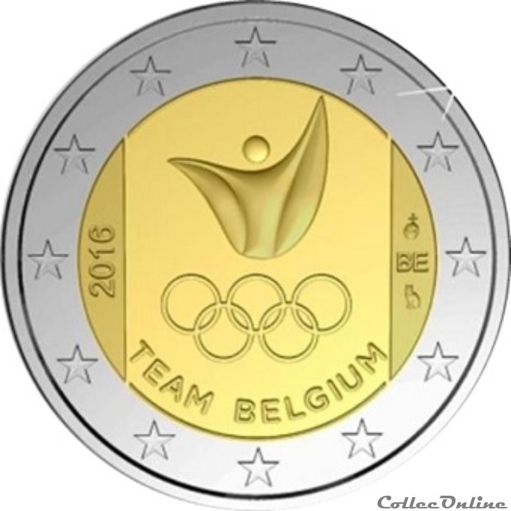 Team belgium 2016 monnaie euro belgique team belgium 2016