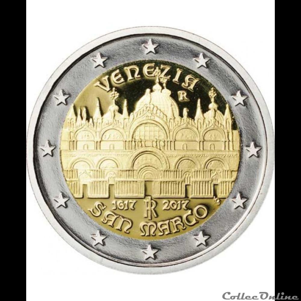 monnaie euro italie place st marc 2017