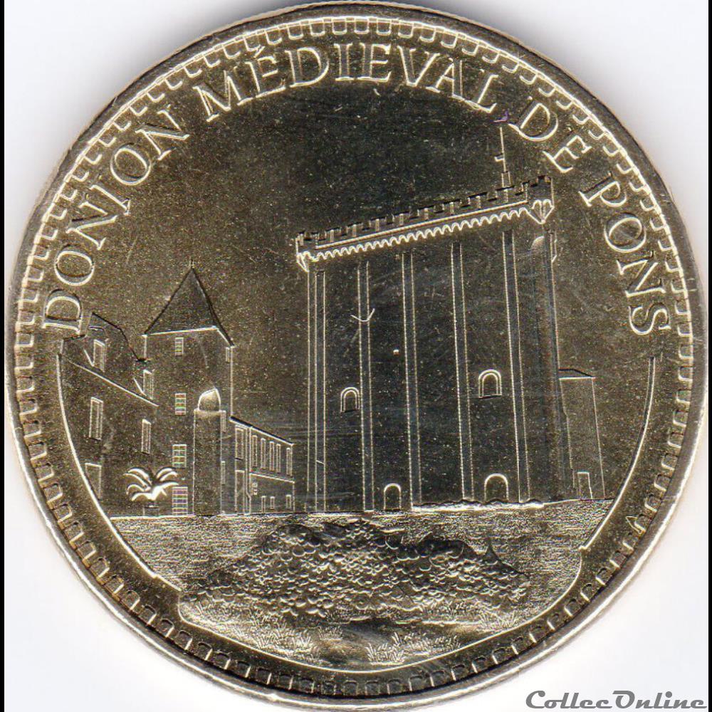 medaille france allemagne donjon de pons 17