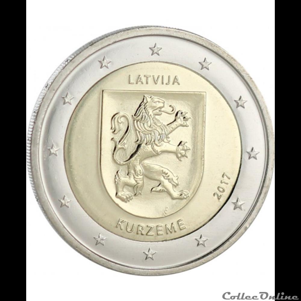 Kurzeme 2017 monnaie euro lettonie kurzeme 2017