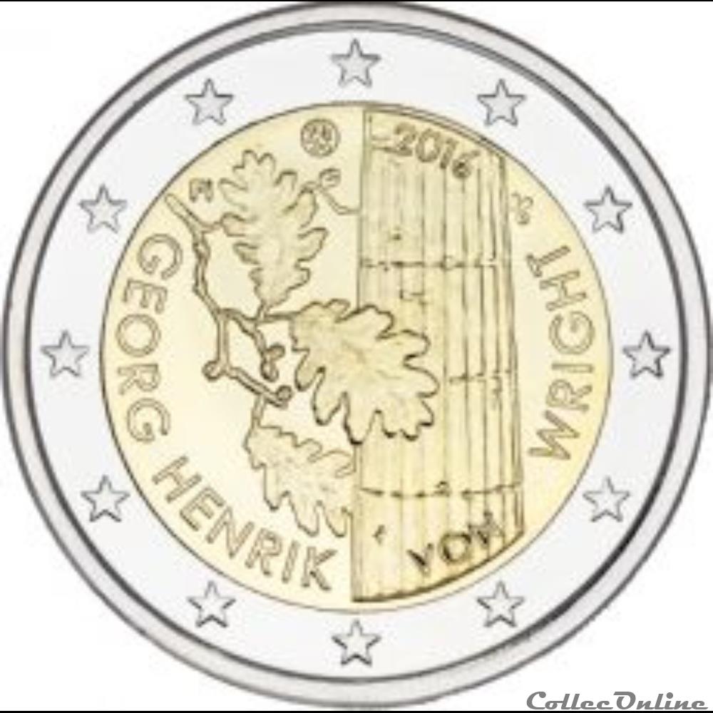 monnaie euro finlande georges henrik 2016