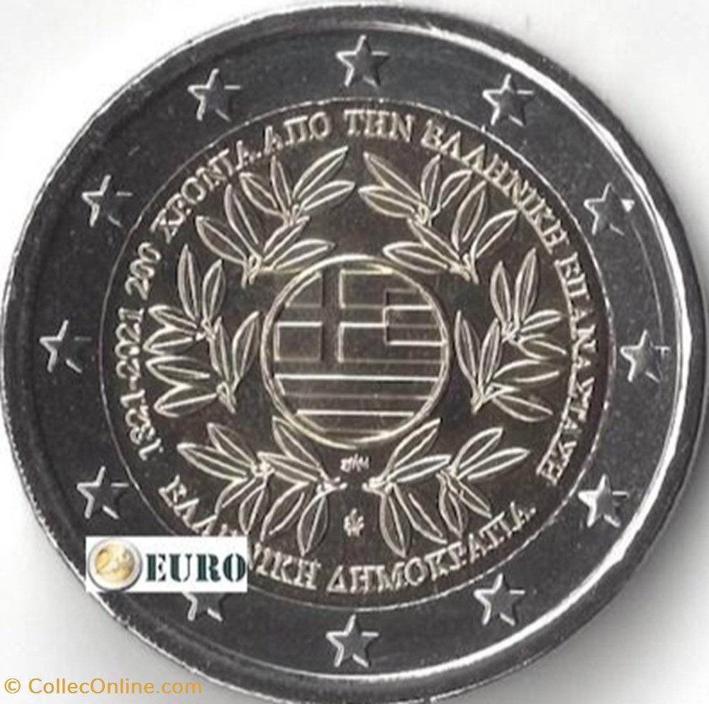 200 ans révolution grecque 2021 monnaies euros grece 200 ans revolution grecque 2021