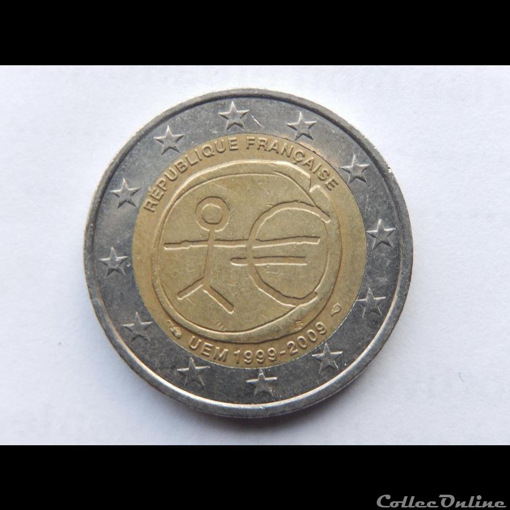 France, 10 ème anniversaire de l'Union Economique et Monétaire 1999-2009 monnaie euro france 10 eme anniversaire de union economique et monetaire 1999 2009