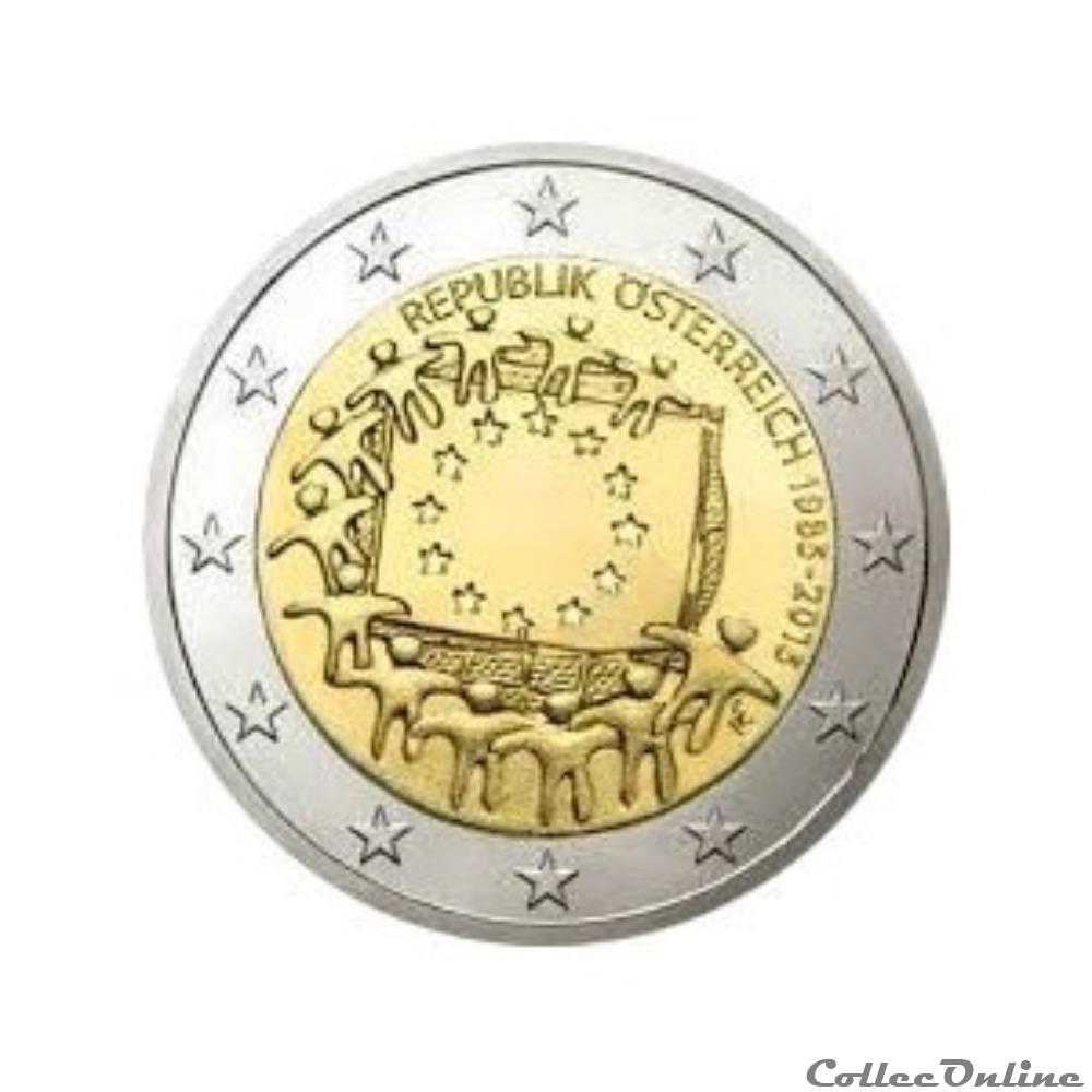 30 ans du drapeau 2015 monnaie euro autriche 30 ans du drapeau 2015