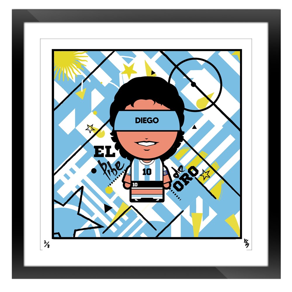 YSY - lithographie Diego Maradona ysy lithographie diego maradona