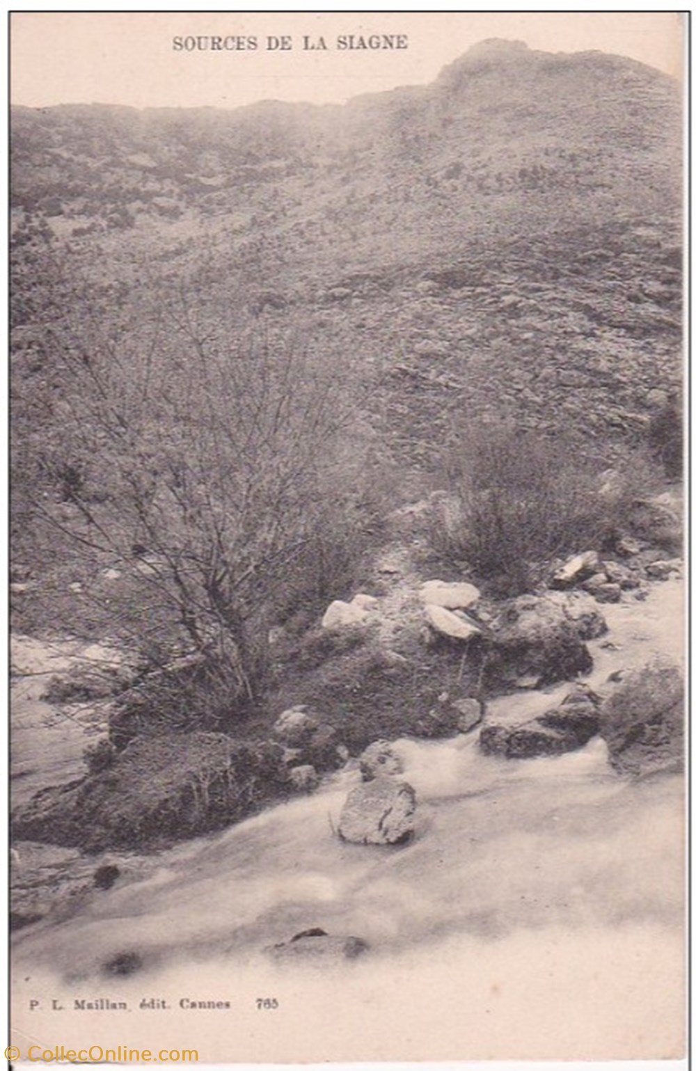 cartes postales europe france sources de la siagne