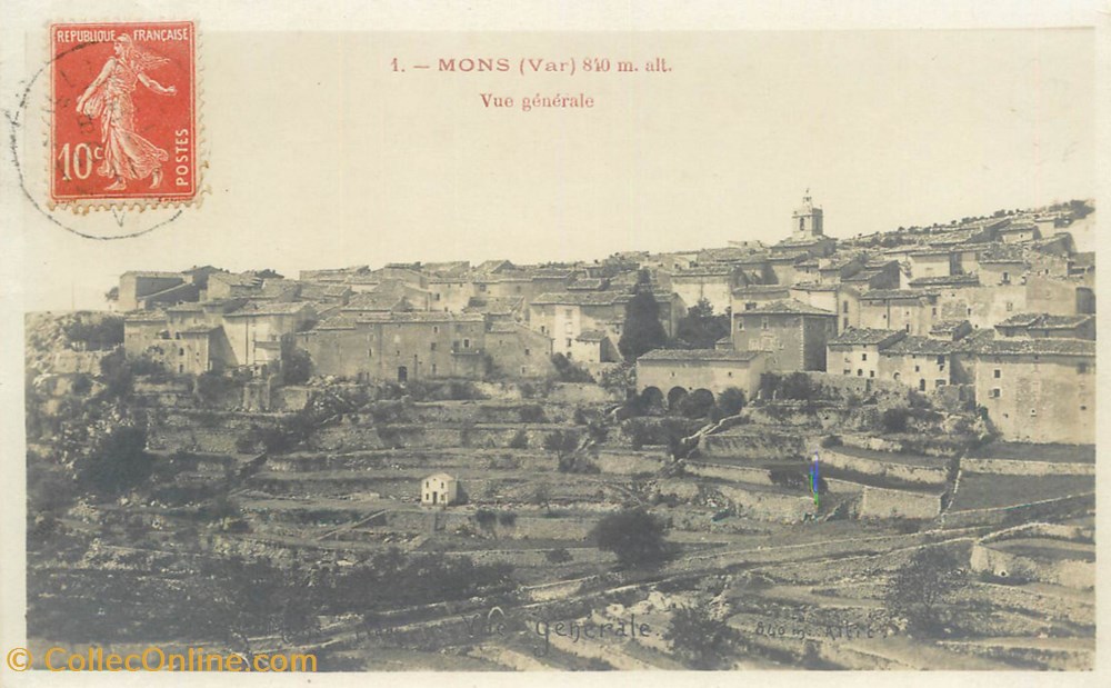M17 "Vue générale de MONS" cartes postales europe france m17 vue generale de mons