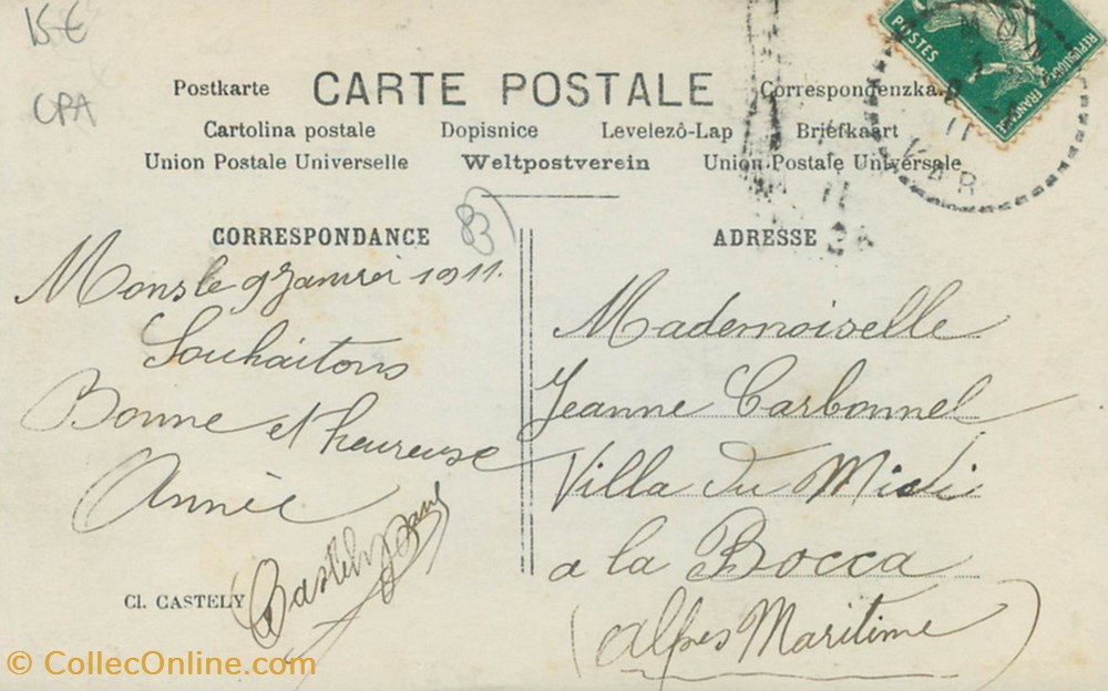 cartes postales europe france m16 la place st sebastien