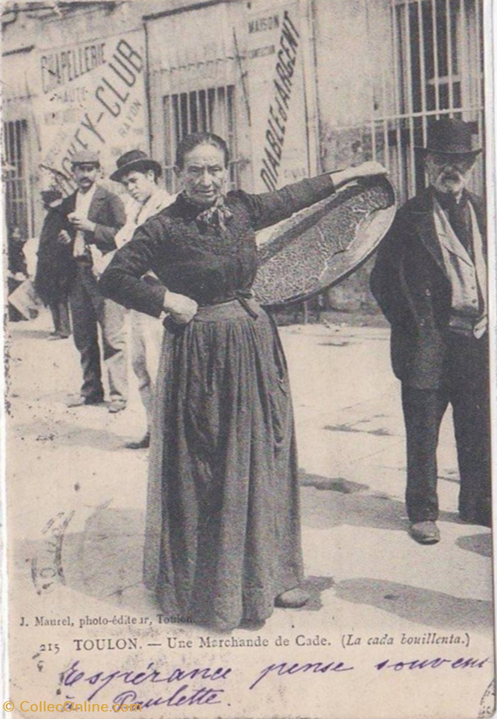 "Une marchande de Cade" cartes postales europe france une marchande de cade