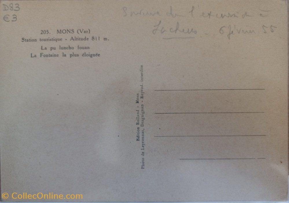 M4 "La Pu Luncho Fouan" cartes postales europe france m4 la pu luncho fouan