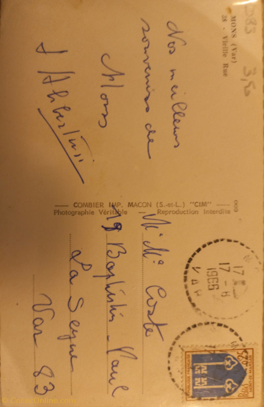 cartes postales m15 vielle rue