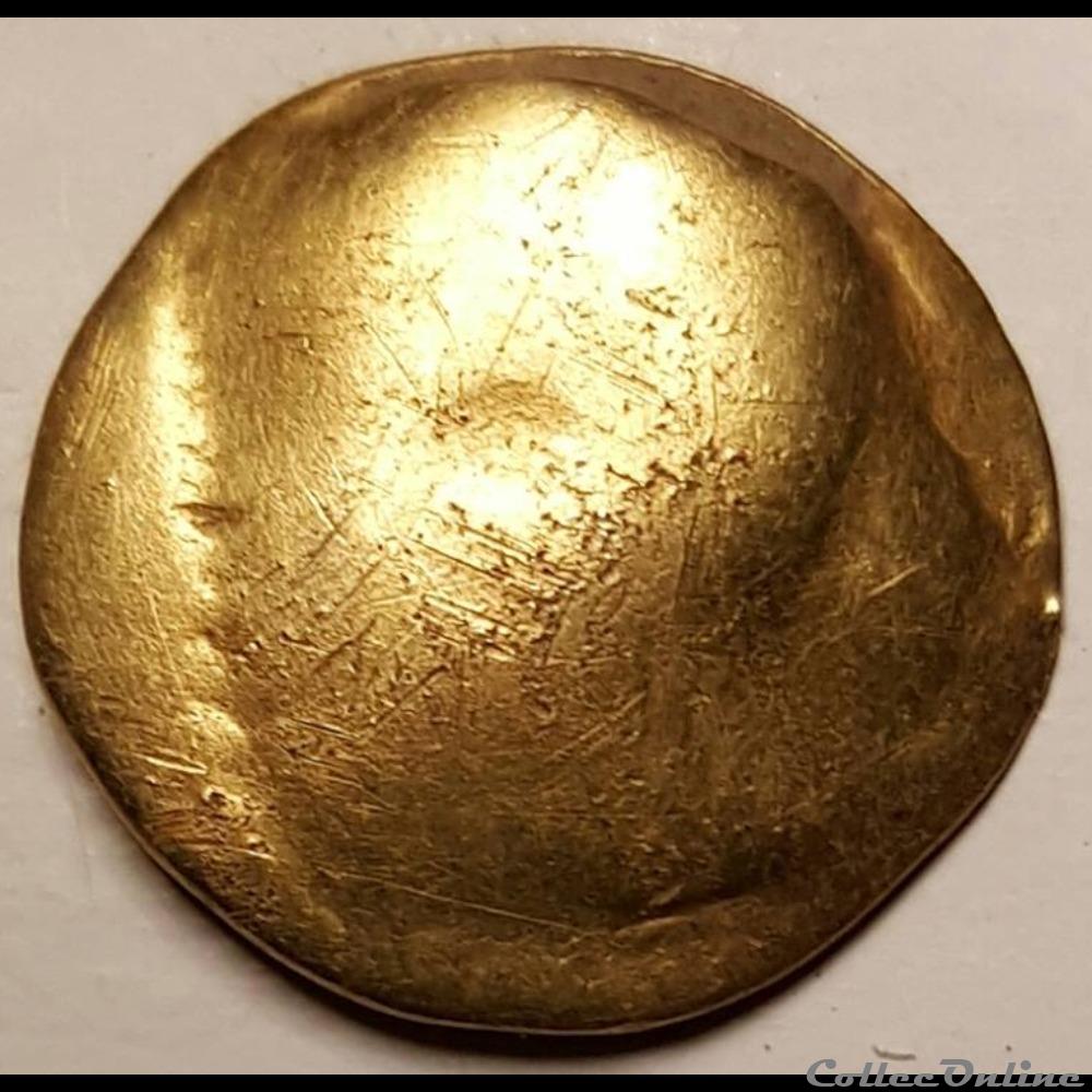 Série 8 DT 41 quart de statère au croissant monnaie antique gauloise serie 8 dt 41 quart de statere au croissant