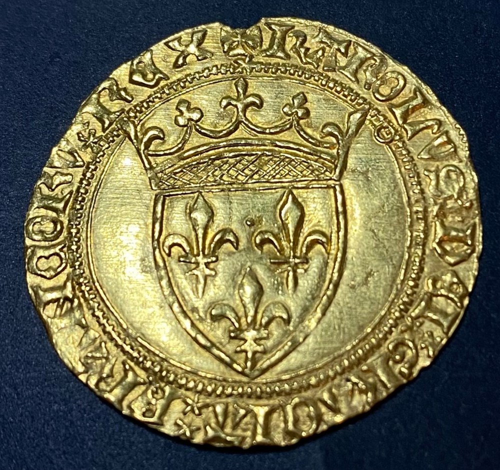 coins european medieval to france royal charles vii 30 10 1422 22 07 1461