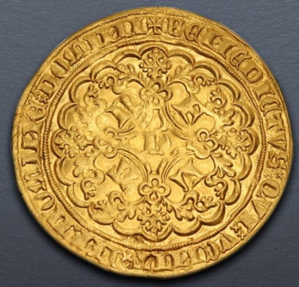 coins european medieval to france feudal louis ii de male count of flanders 1346 1384