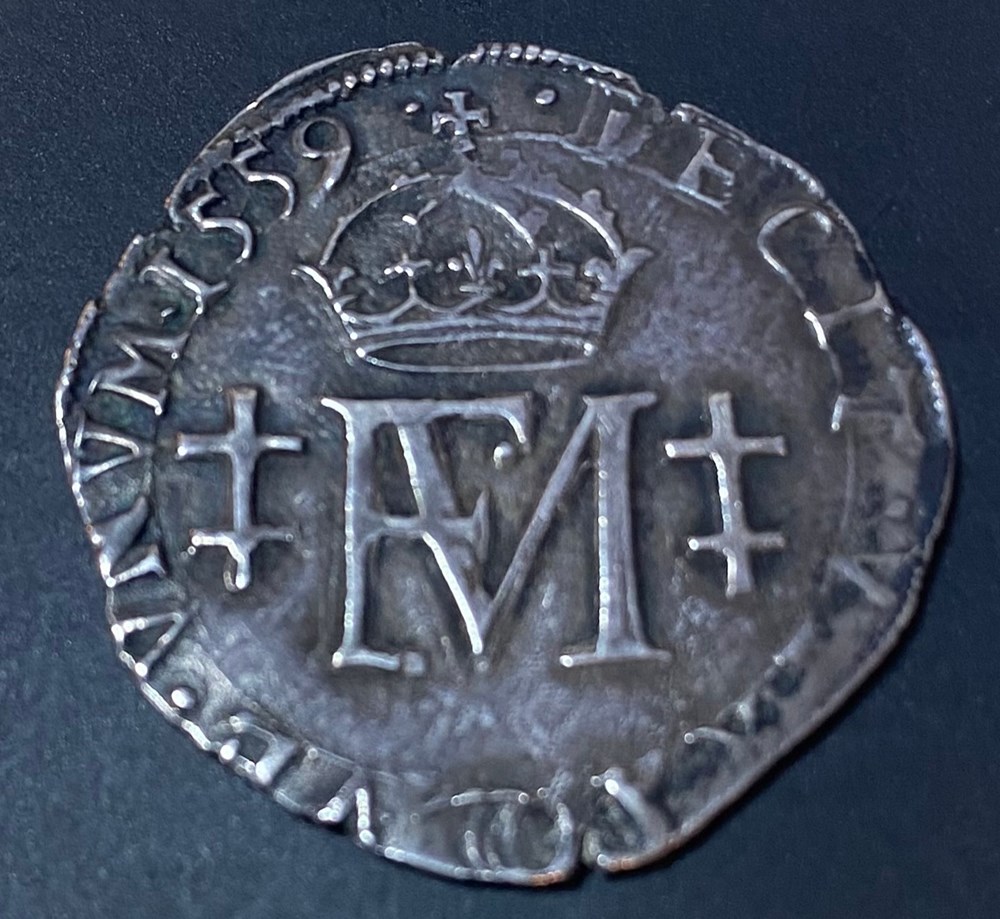 Francois II 10/07/1559 - 04/12/1560 and Mary I, Queen of Scotland coins european medieval to france royal francois ii 10 07 1559 04 12 1560 and mary i queen of scotland