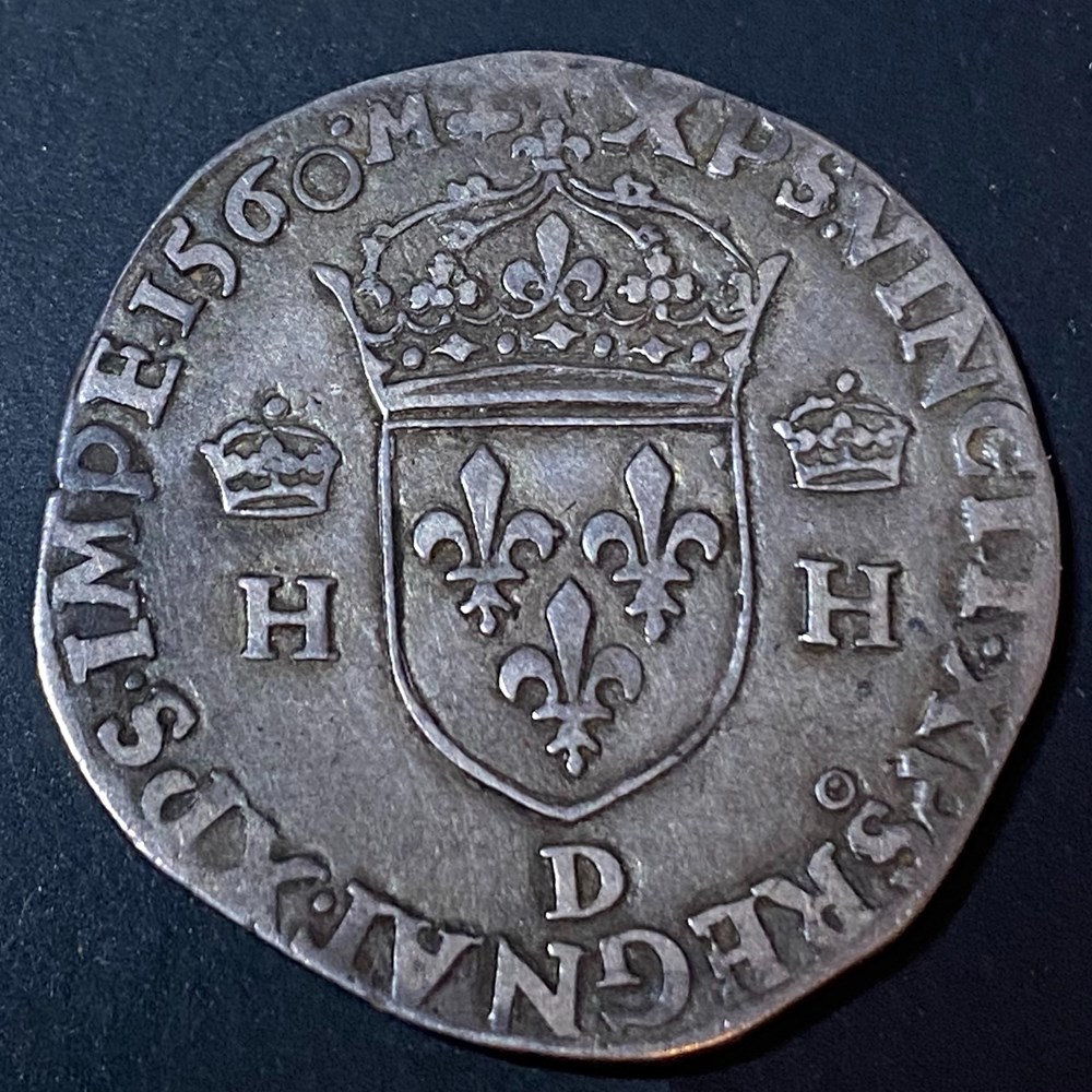 coins european medieval to france royal francois ii 1559 1560