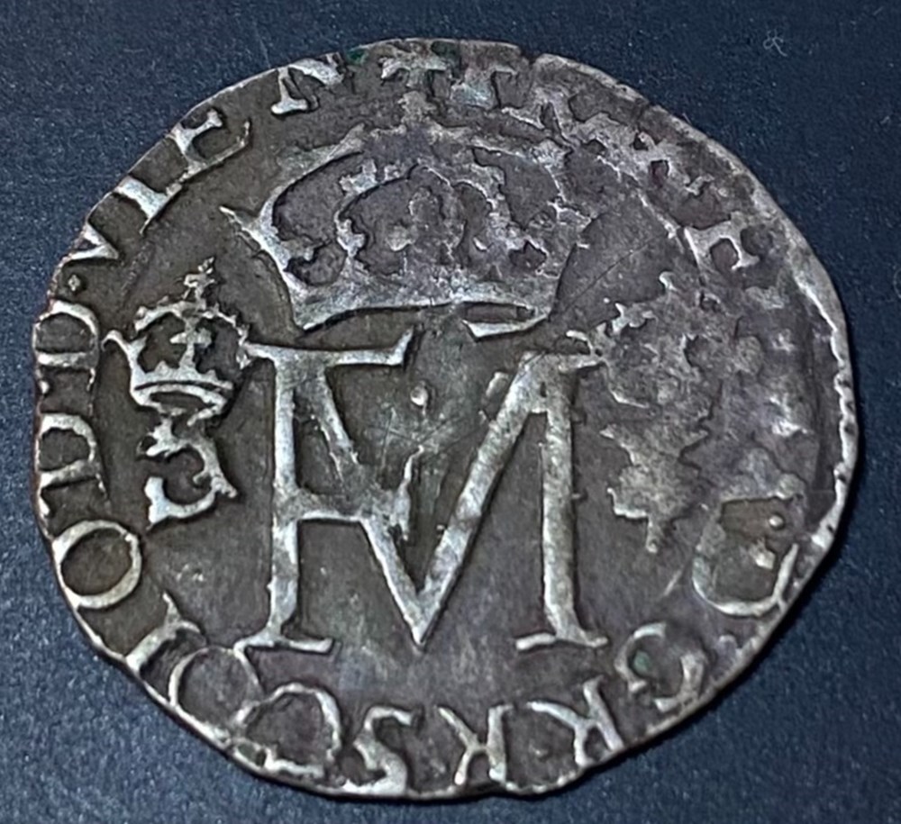 Francois II 1559 - 1560 and Mary I, Queen of Scotland coins european medieval to france royal francois ii 1559 1560 and mary i queen of scotland