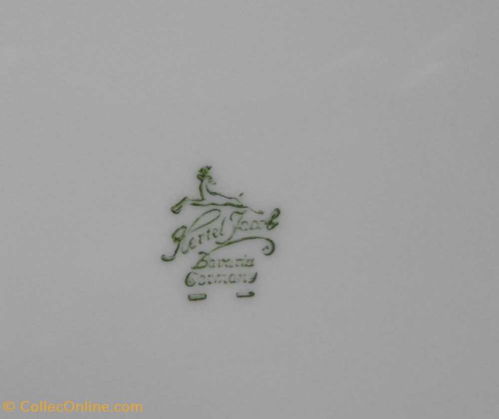art de la table argenterie plat assiette hertel jacob bavaria germany