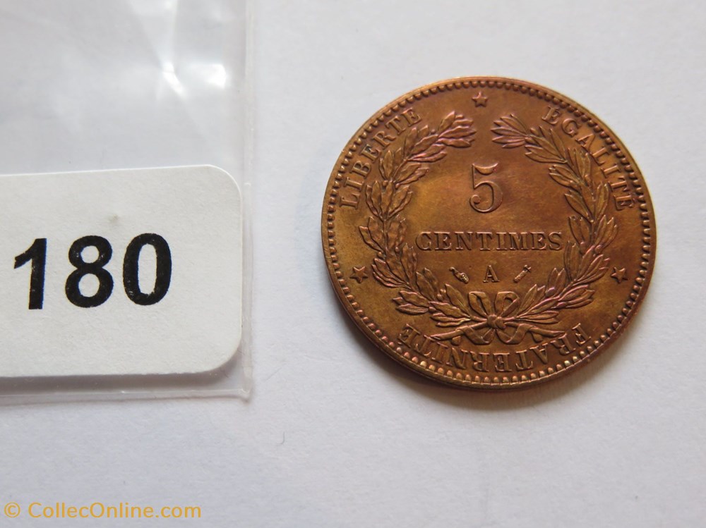 monnaies monde 5 centimes ceres