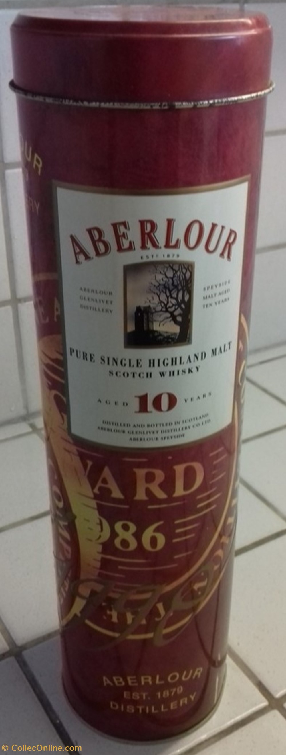 Canister Aberlour divers alcool et spiritueux whisky canister aberlour