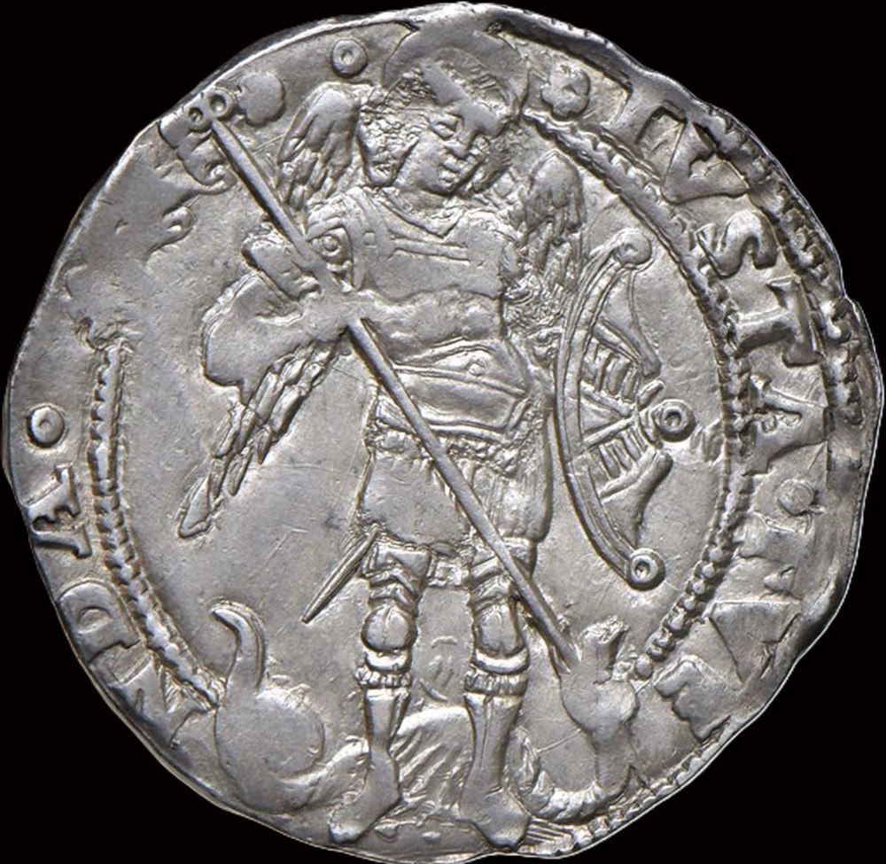 1 Coronato - Ferdinando I d'Aragona - nd (1458-94) monnaies europe medievale royaume de naples 1 coronato ferdinando i aragona nd 1458 94