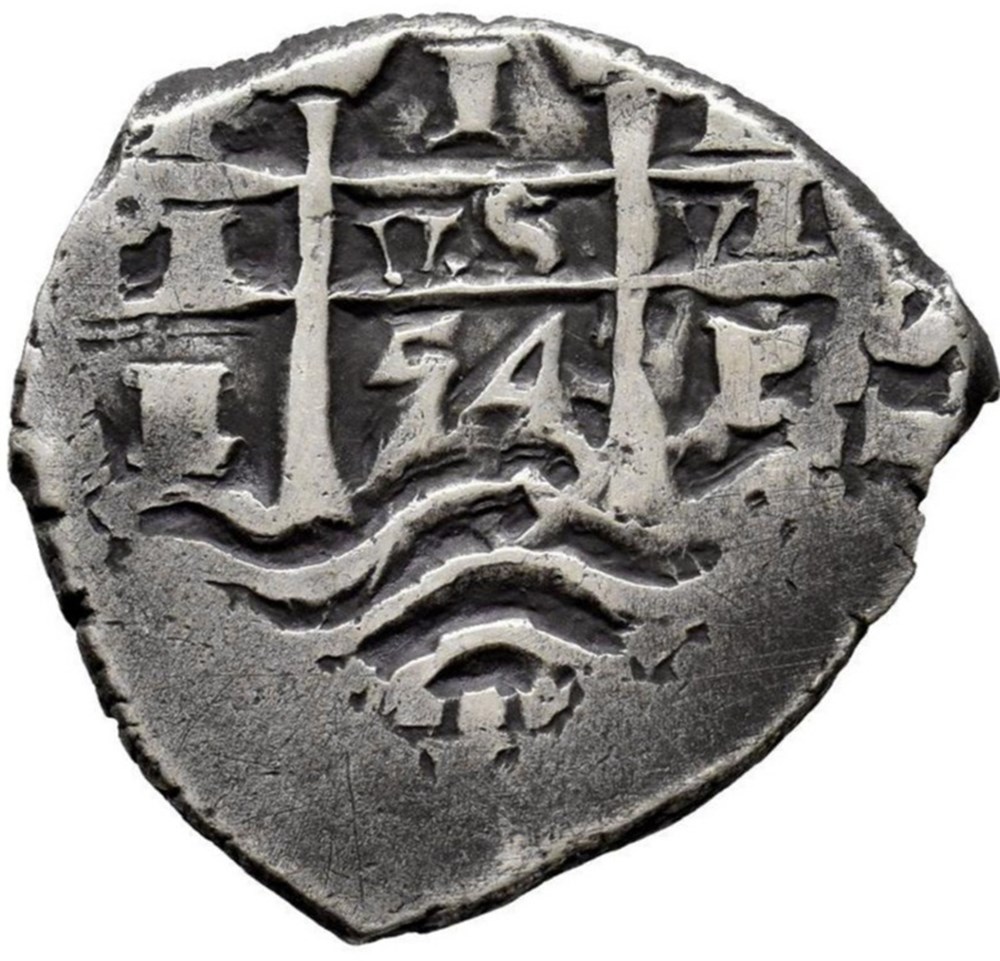 Potosi - Felipe IV - 1 Real - 1654 - E monnaies colonies espagnoles potosi felipe iv 1 real 1654 e