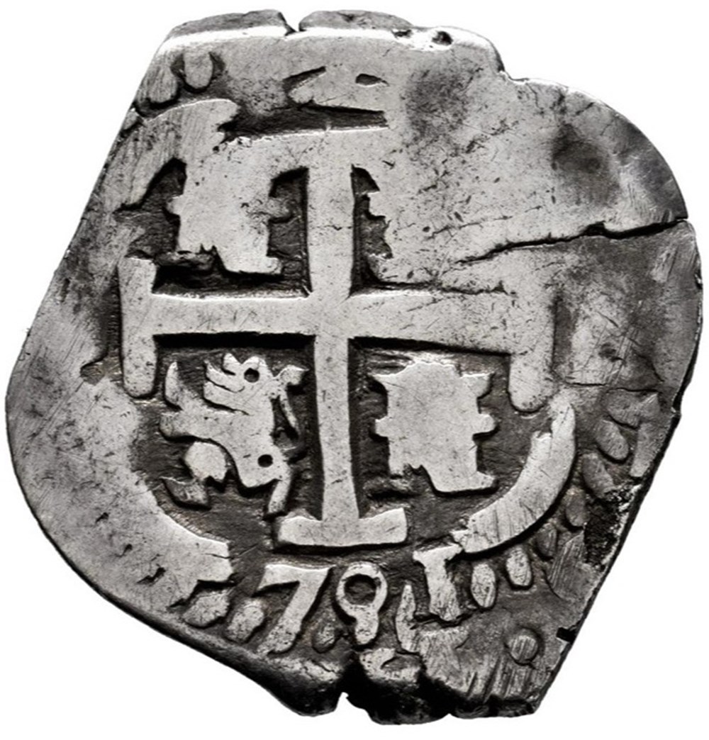 Potosi - Carlos II - 2 Reales - 1701 - F monnaies colonies espagnoles potosi carlos ii 2 reales 1701 f