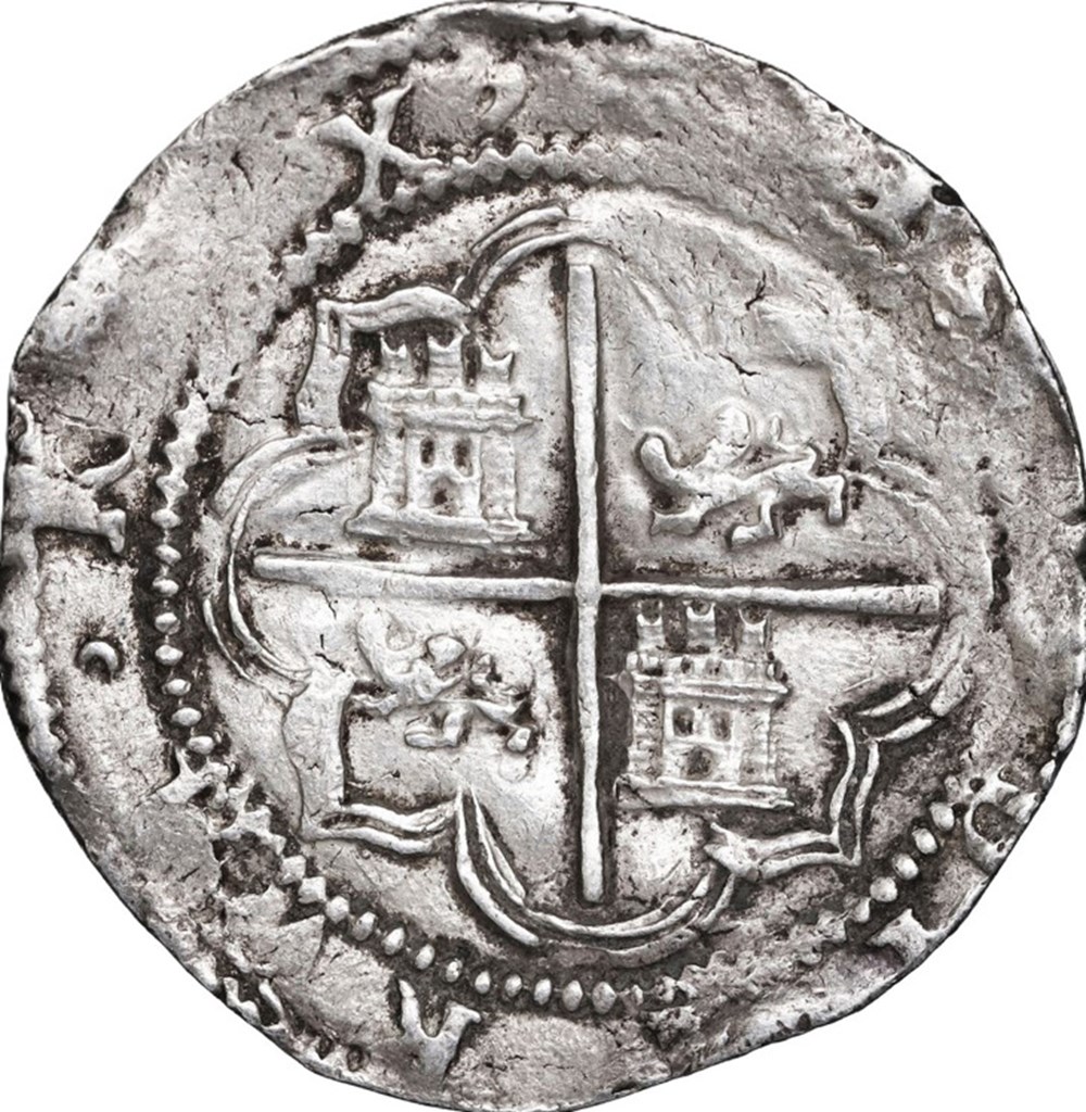 Potosi - Felipe II - 4 Reales - nd (1578 - 80) - B monnaies colonies espagnoles potosi felipe ii 4 reales nd 1578 80 b