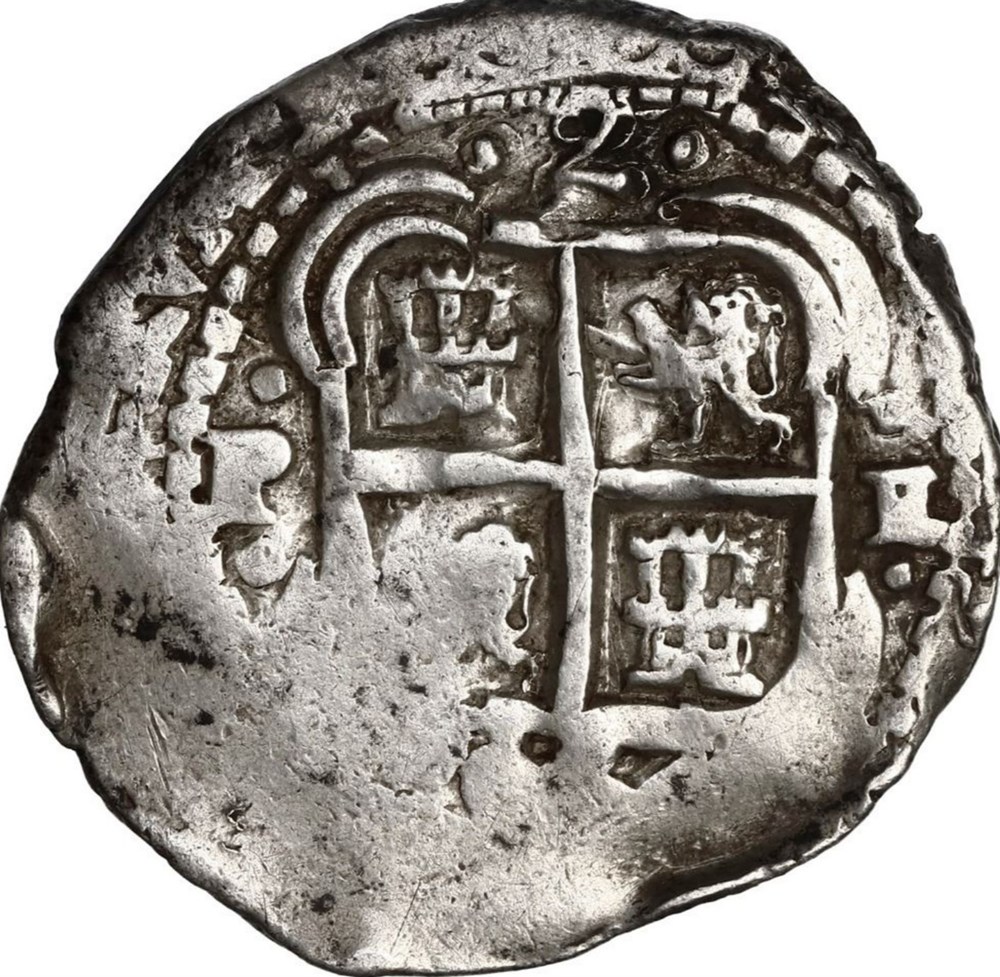 Potosi - Felipe IV - 2 Reales - 1654 - E monnaies colonies espagnoles potosi felipe iv 2 reales 1654 e