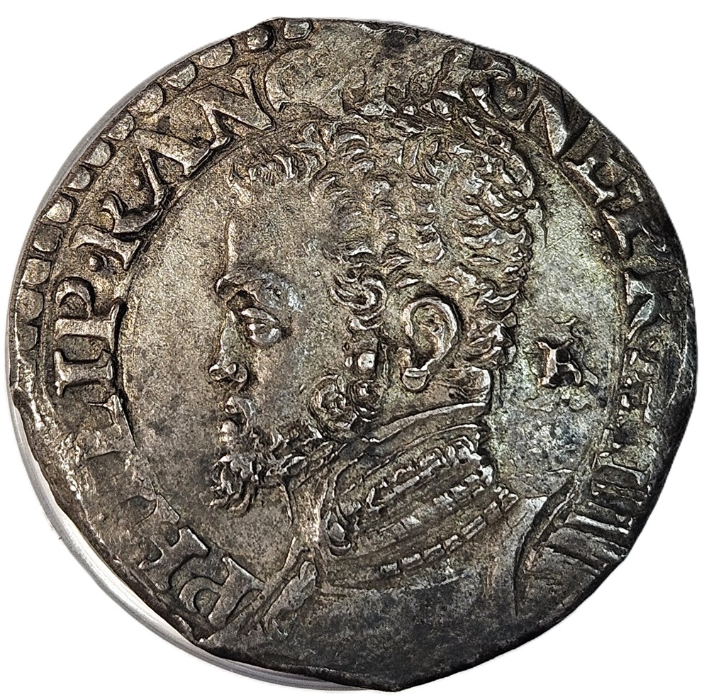 1 Tari - FILIPO II - nd (1554-98) 2 monnaies europe medievale royaume de naples 1 tari filipo ii nd 1554 98