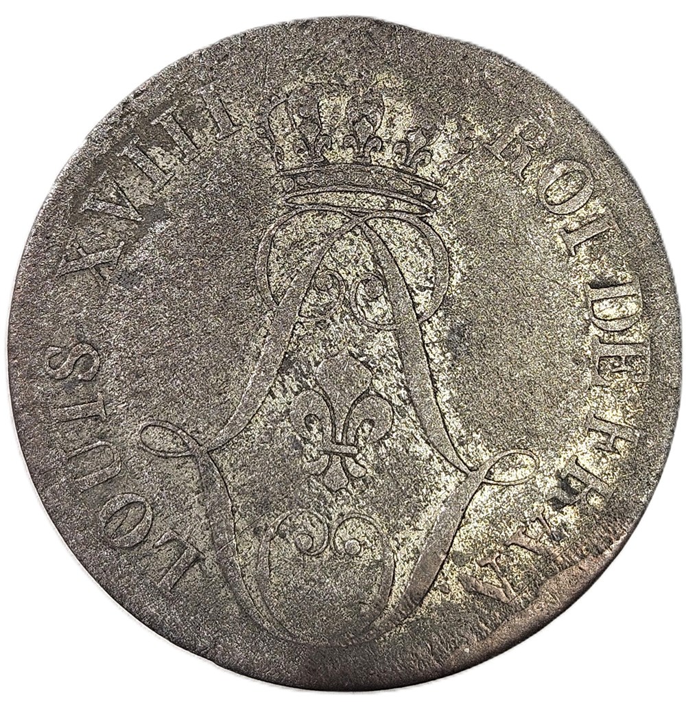 10 Centimes - Guyane Française - Louis XVIII (1814-25) - 1818 - A monnaies colonies francaises 10 centimes guyane francaise louis xviii 1814 25 1818 a