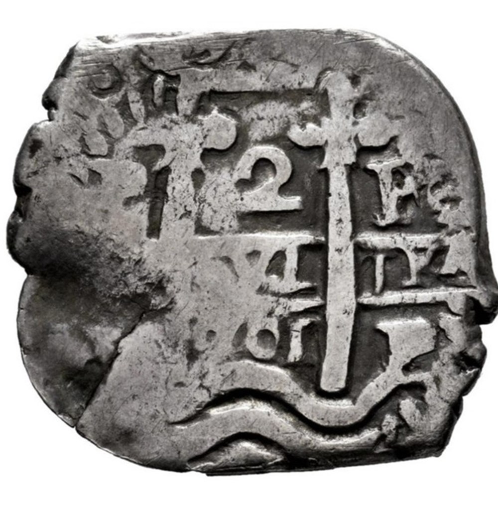Potosi - Carlos II - 2 Reales - 1701 - F monnaies colonies espagnoles potosi carlos ii 2 reales 1701 f