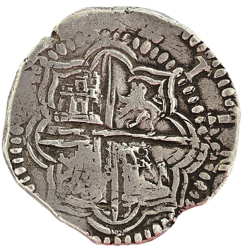 Potosi - Felipe II - 8 reales - nd (1589-92) - E monnaies colonies espagnoles potosi felipe ii 8 reales nd 1589 92 e