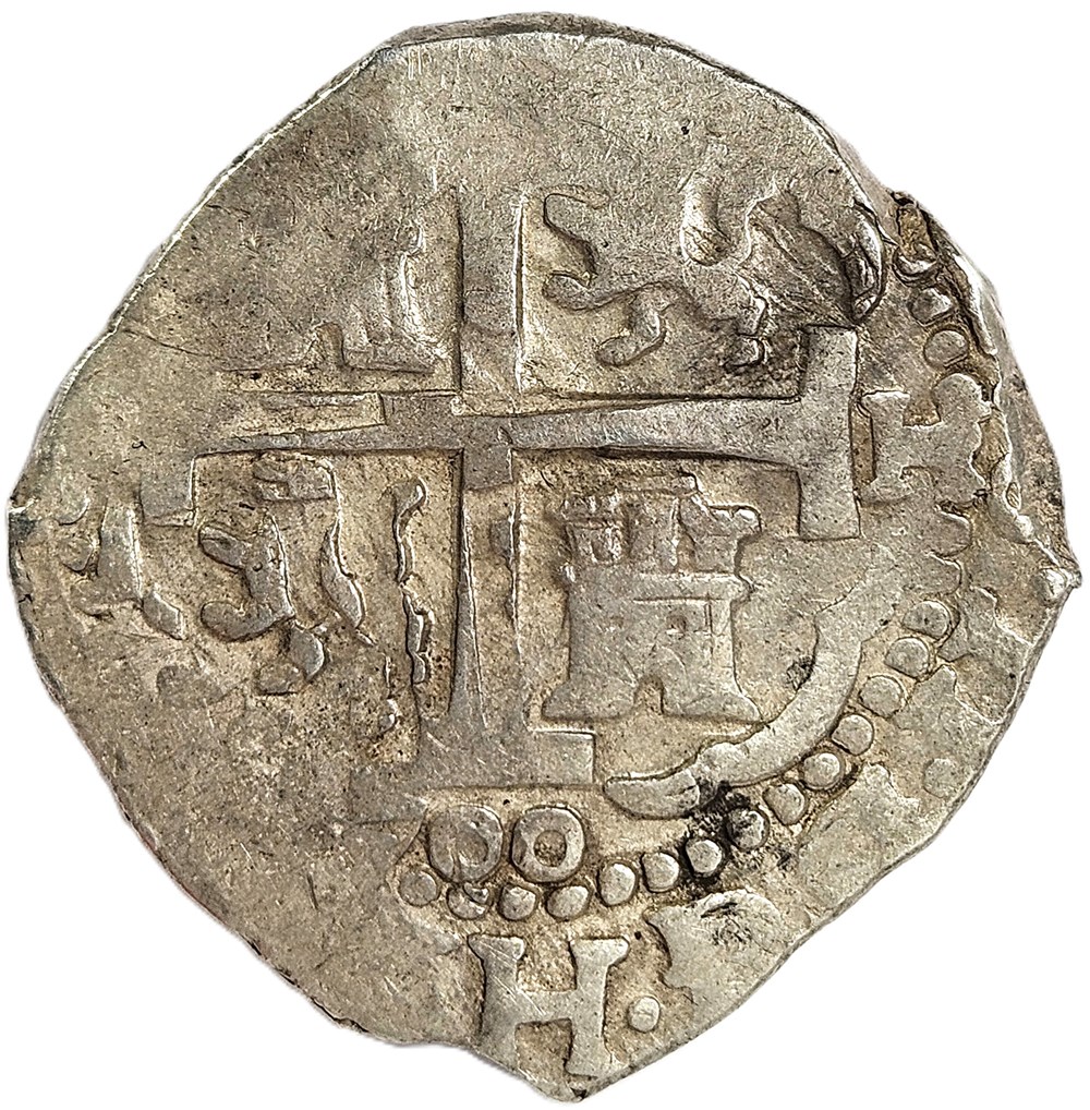 Lima - Carlos II - 8 Reales - 1700 - H monnaies colonies espagnoles lima carlos ii 8 reales 1700 h