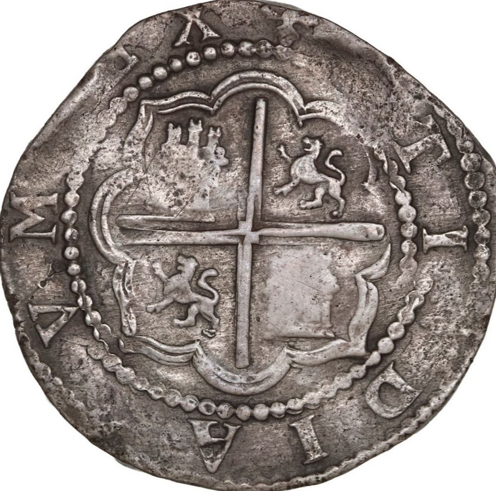 Lima - Felipe II - 4 Reales - nd - °D monnaies colonies espagnoles lima felipe ii 4 reales nd d