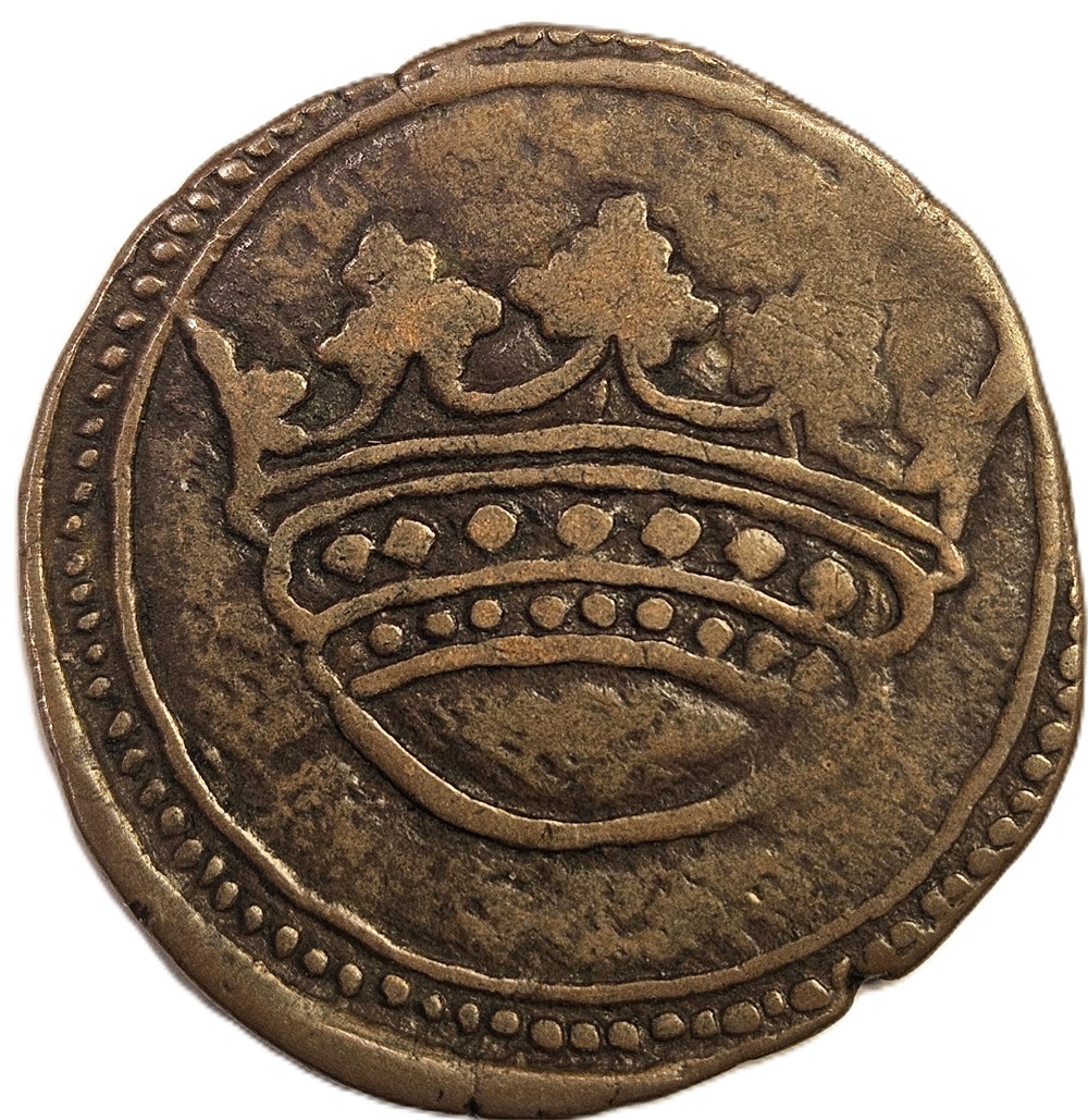 2 Sols - Isles de France et Bourbon - Louis XV (1715-74) - nd (1721-23) - Pondichéry - 7 globules monnaies colonies francaises 2 sols isles de france et bourbon louis xv 1715 74 nd 1721 23 pondichery 7 globules