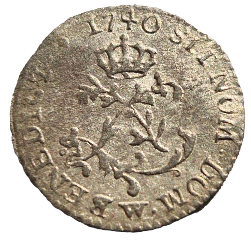 Sol de billon aux 2L couronnés - Louis XV (1715-74) - 1740 - Lille 3 monnaies colonies francaises sol de billon aux 2l couronnes louis xv 1715 74 1740 lille
