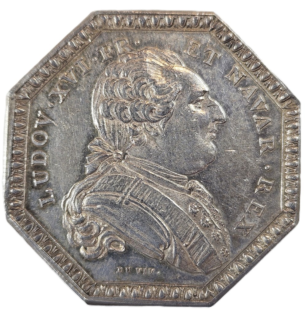 Jeton - 3 ème Compagnie des Indes - Louis XVI (1774 - 92) - 1785 4 monnaies colonies francaises jeton 3 eme compagnie des indes louis xvi 1774 92 1785
