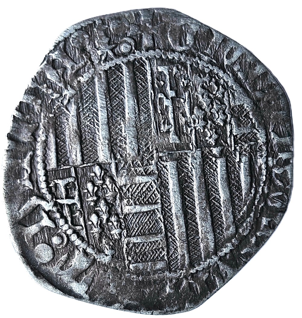 1 Real (Grossone)- Alfonso I d'Aragona - nd (1442 - 58) - Zecca dell'Aquila monnaies europe medievale royaume naples 1 real grossone alfonso i aragona nd 1442 58 zecca dell aquila