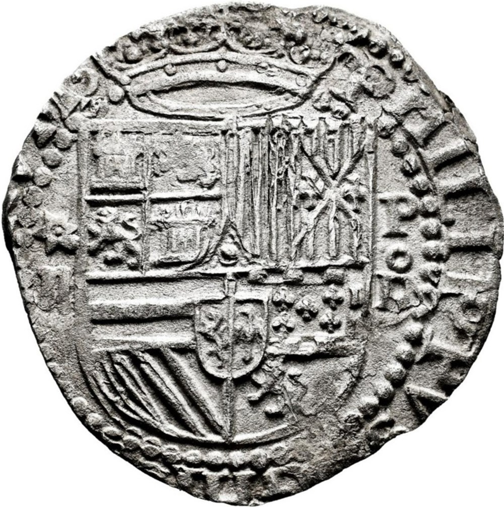 Lima - Felipe II - 2 Reales - nd (1577 - 87) - ° D monnaies colonies espagnoles lima felipe ii 2 reales nd 1577 87 d