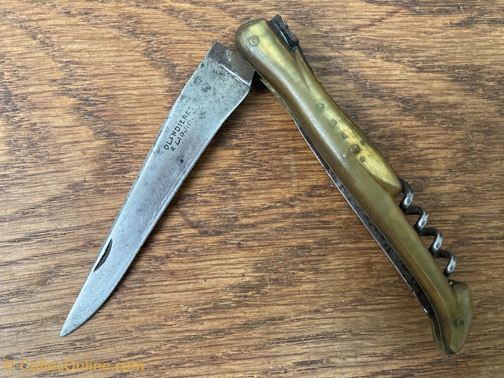couteaux de poches laguiole glandieres 12 cm